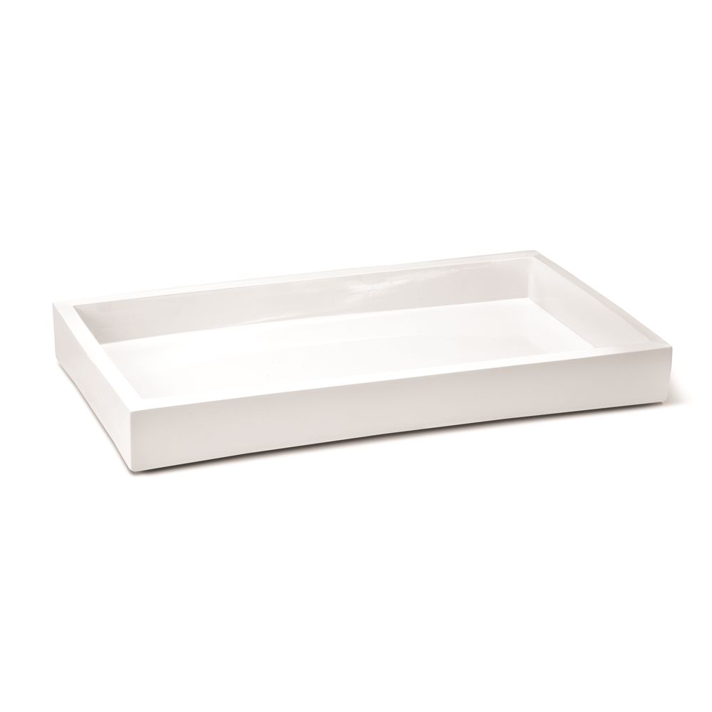 Delta Collection Amenity Tray, White